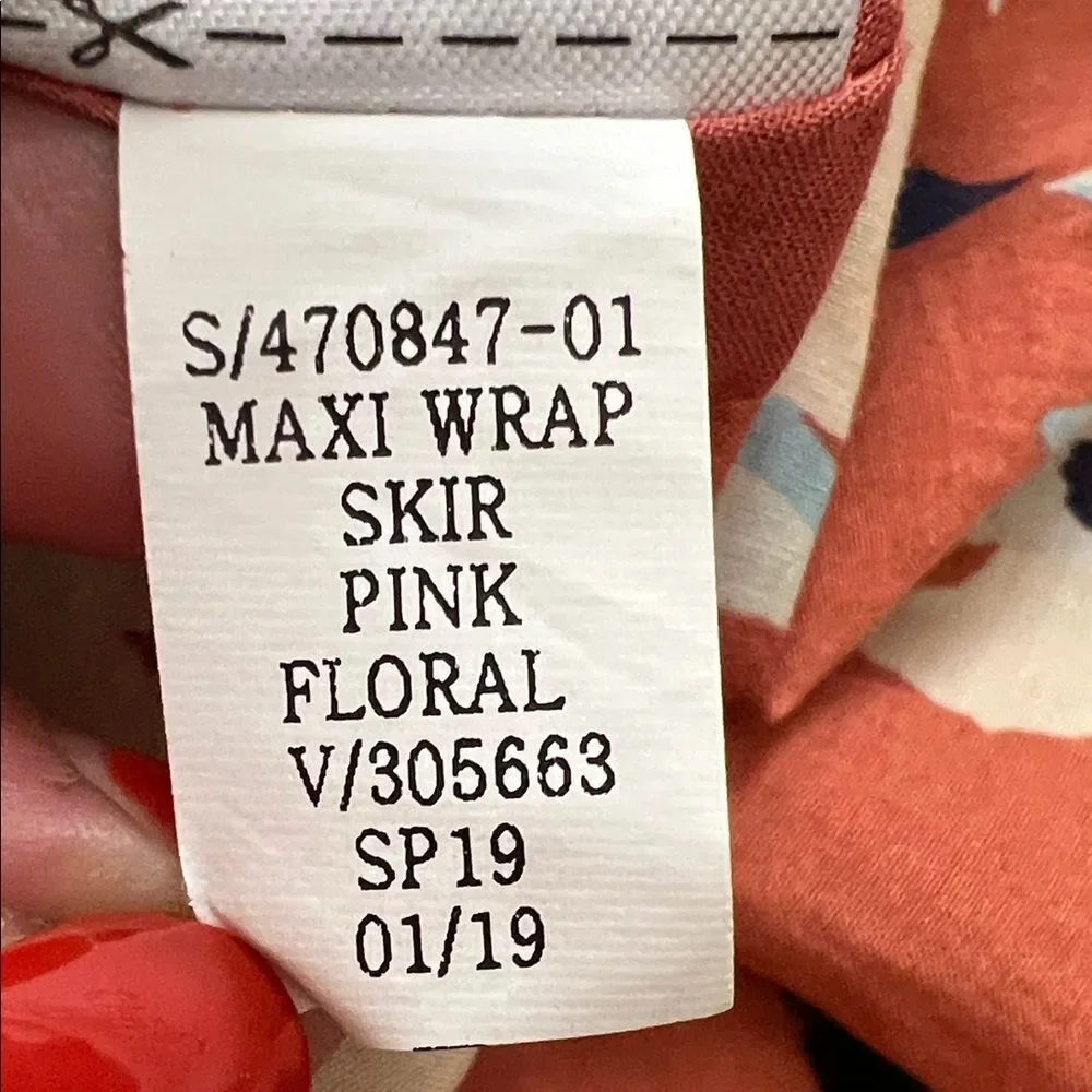 Like New! Gap Floral Maxi Skirt Ruffle in Size 4